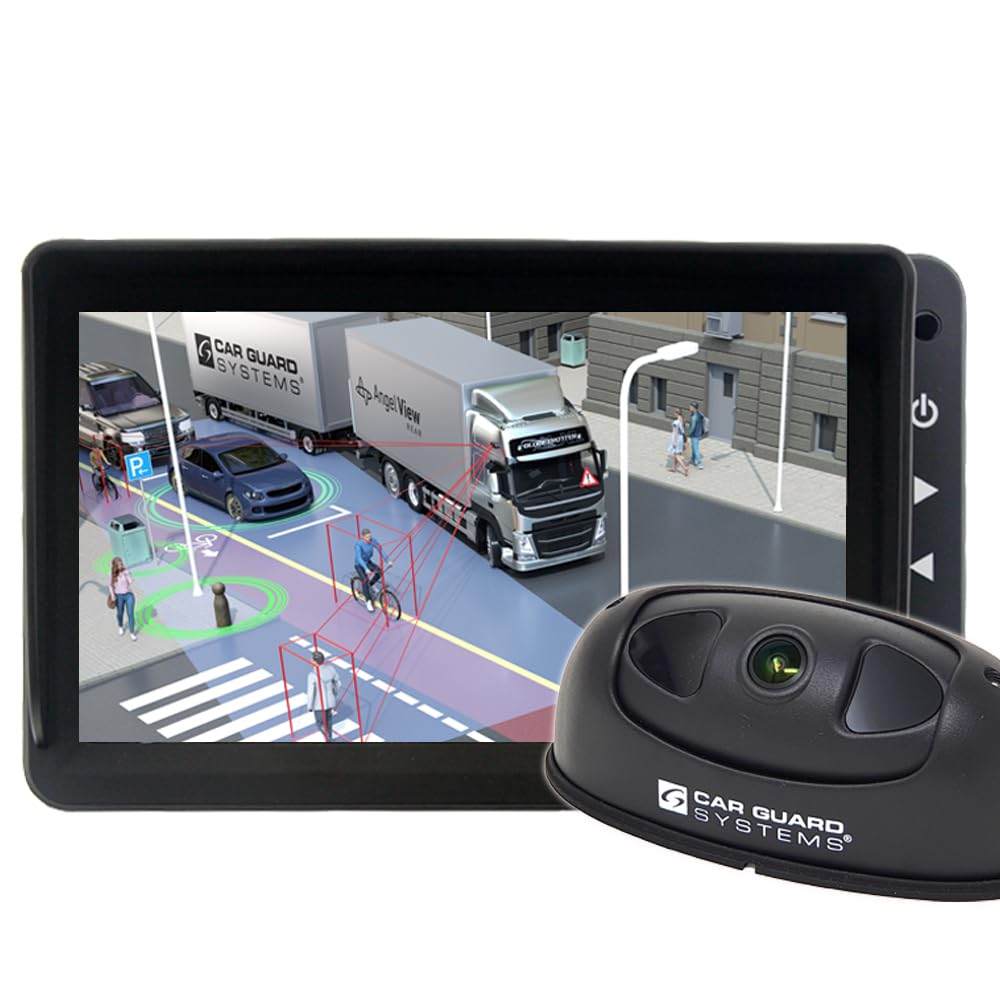 RAV-KI Abbiegeassistent mit Personen-Detektierung durch künstliche Intelligenz mit 1080p, Set mit Full-HD-Monitor RAV MO-7HD von CARGUARD Systems von CARGUARD SYSTEMS