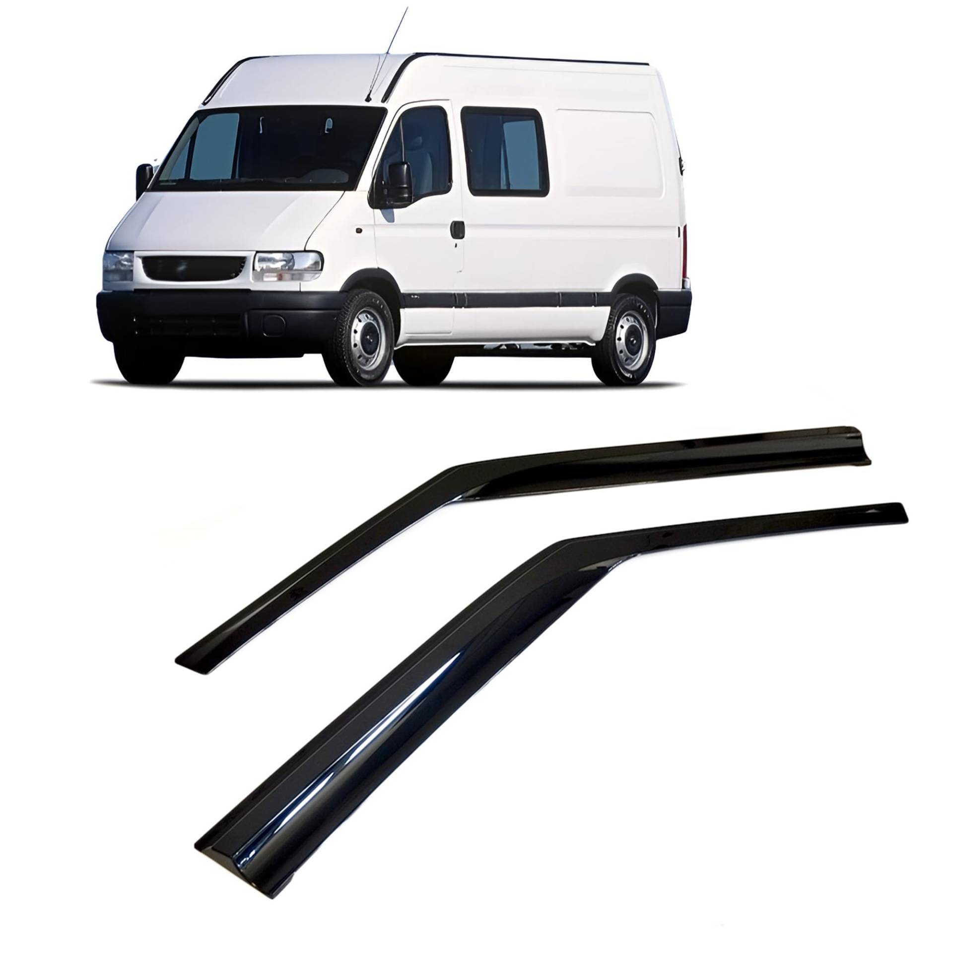 CarJoy Windabweiser Luftabweiser Regenabweiser Seitenfensterabweiser Kompatibel mit Opel Movano 1998-2009 Autofenster Regenschutz Regenabweiser Anklebbare Deflektoren 2 Stück CarJoy Windabweiser Luftabweiser Regenabweiser Seitenfensterabweiser Kompatibel mit Opel Movano 1998-2009 Autofenster Regenschutz Regenabweiser Anklebbare Deflektoren 2 Stück von CarJoy