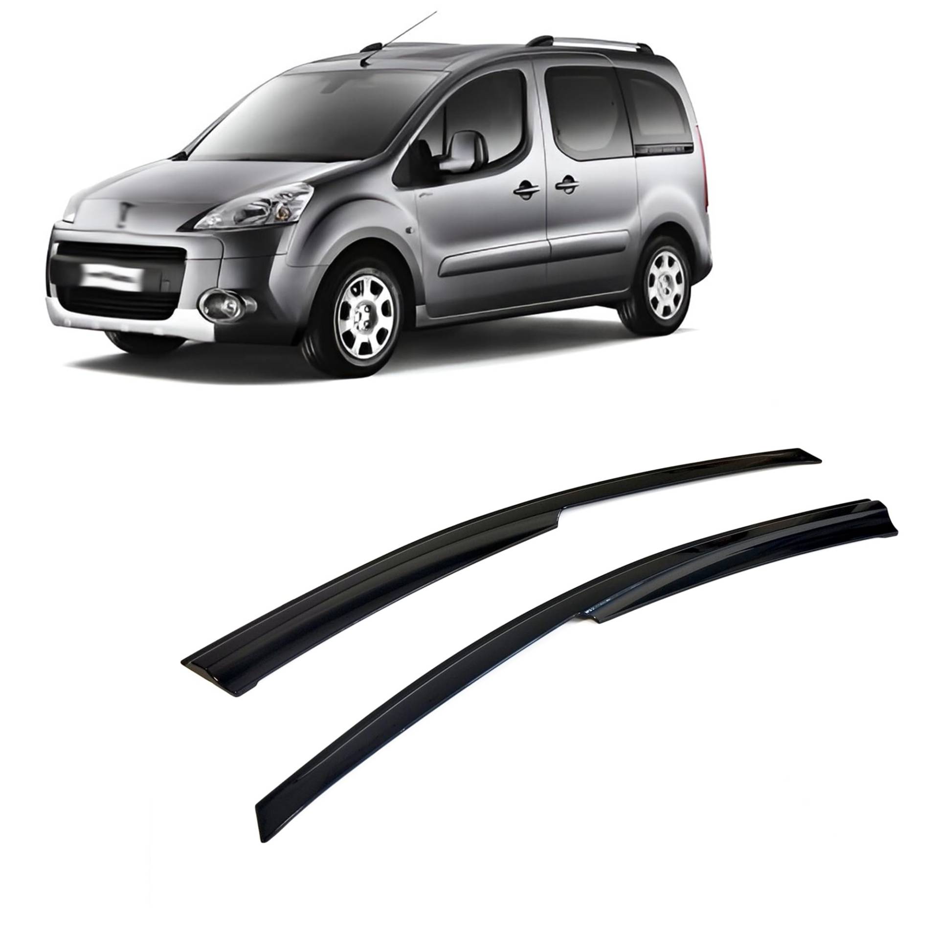 CarJoy Windabweiser Luftabweiser Regenabweiser Seitenfensterabweiser Kompatibel mit Peugeot Partner Tepee 2008-2017 Autofenster Regenschutz Regenabweiser Anklebbare Deflektoren 2 Stück CarJoy Windabweiser Luftabweiser Regenabweiser Seitenfensterabweiser Kompatibel mit Peugeot Partner Tepee 2008-2017 Autofenster Regenschutz Regenabweiser Anklebbare Deflektoren 2 Stück von CarJoy