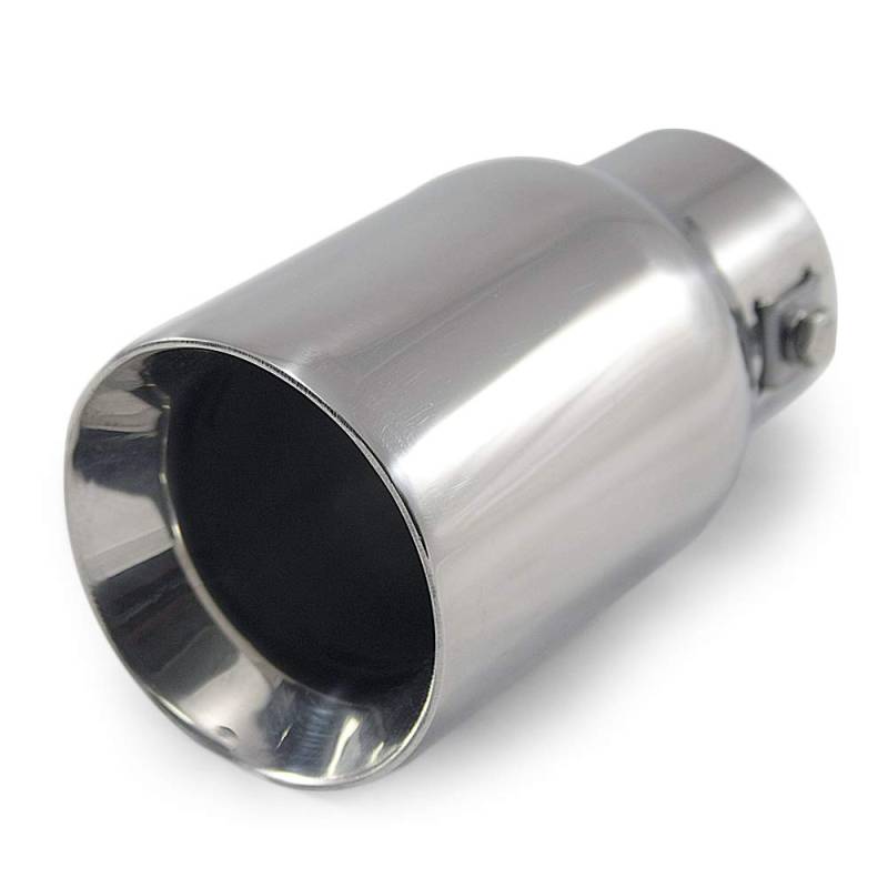 Universal Auspuffblende Endrohr Sport Schalldämpfer Edelstahl 50mm Chrom von CarJoy