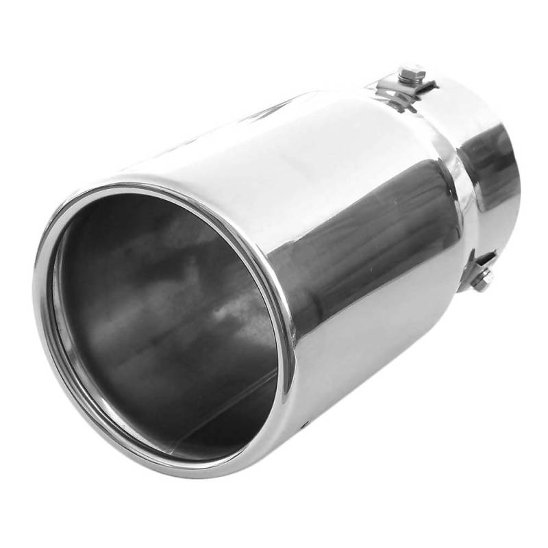 Universal Auspuffblende Endrohr Sport Schalldämpfer Edelstahl 82mm Chrom von CarJoy