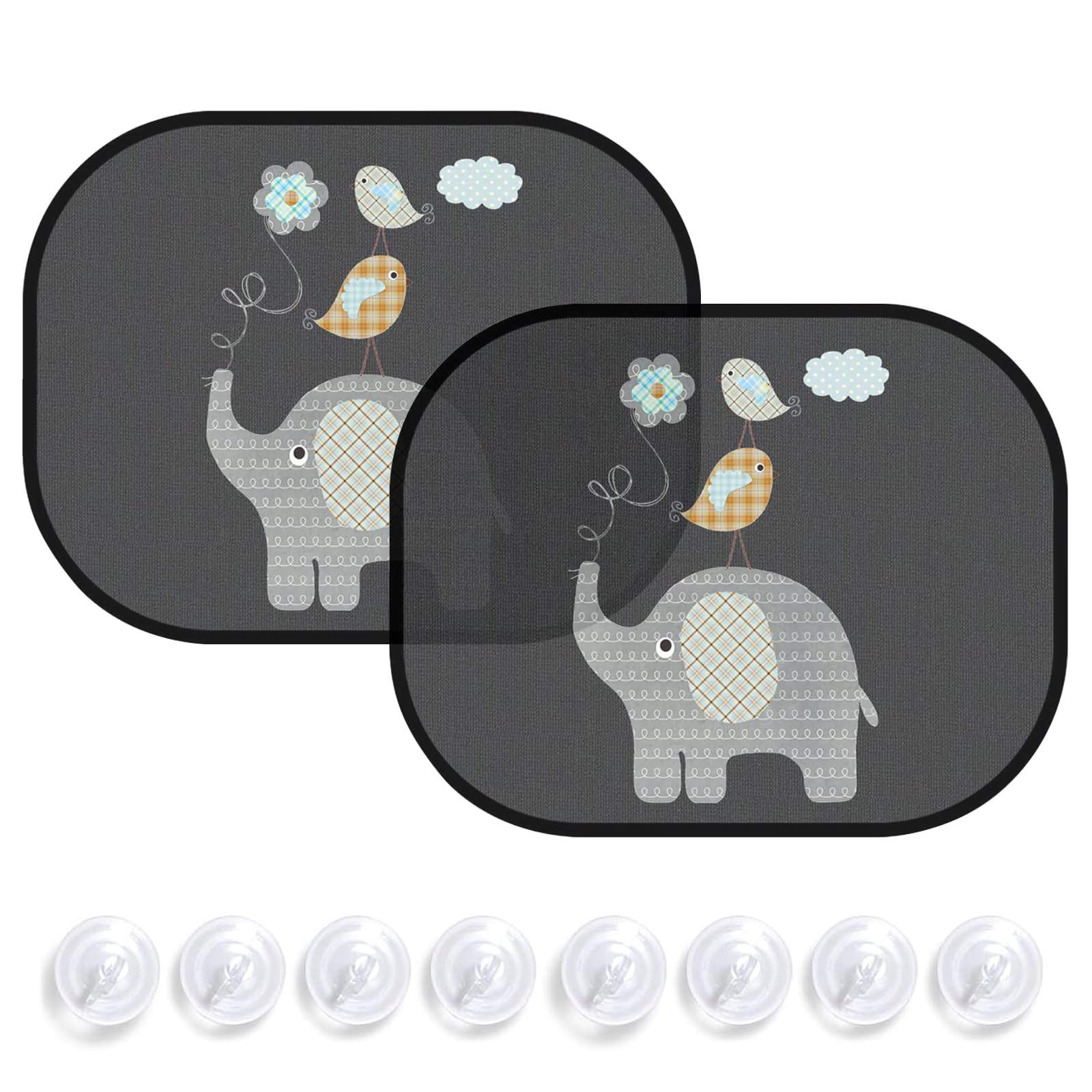 Sonnenschutz Auto Baby – 2er Set Auto Sonnenblende 45x35.5cm mit 8 Saugnäpfen & Tiermotiven, Sonnenschutz Auto Kinder UV-Schutz für Seitenscheiben – Sichtschutz für Babys & Kleinkinder Sonnenschutz Auto Baby – 2er Set Auto Sonnenblende 45x35.5cm mit 8 Saugnäpfen & Tiermotiven, Sonnenschutz Auto Kinder UV-Schutz für Seitenscheiben – Sichtschutz für Babys & Kleinkinder von CarPlusStudio
