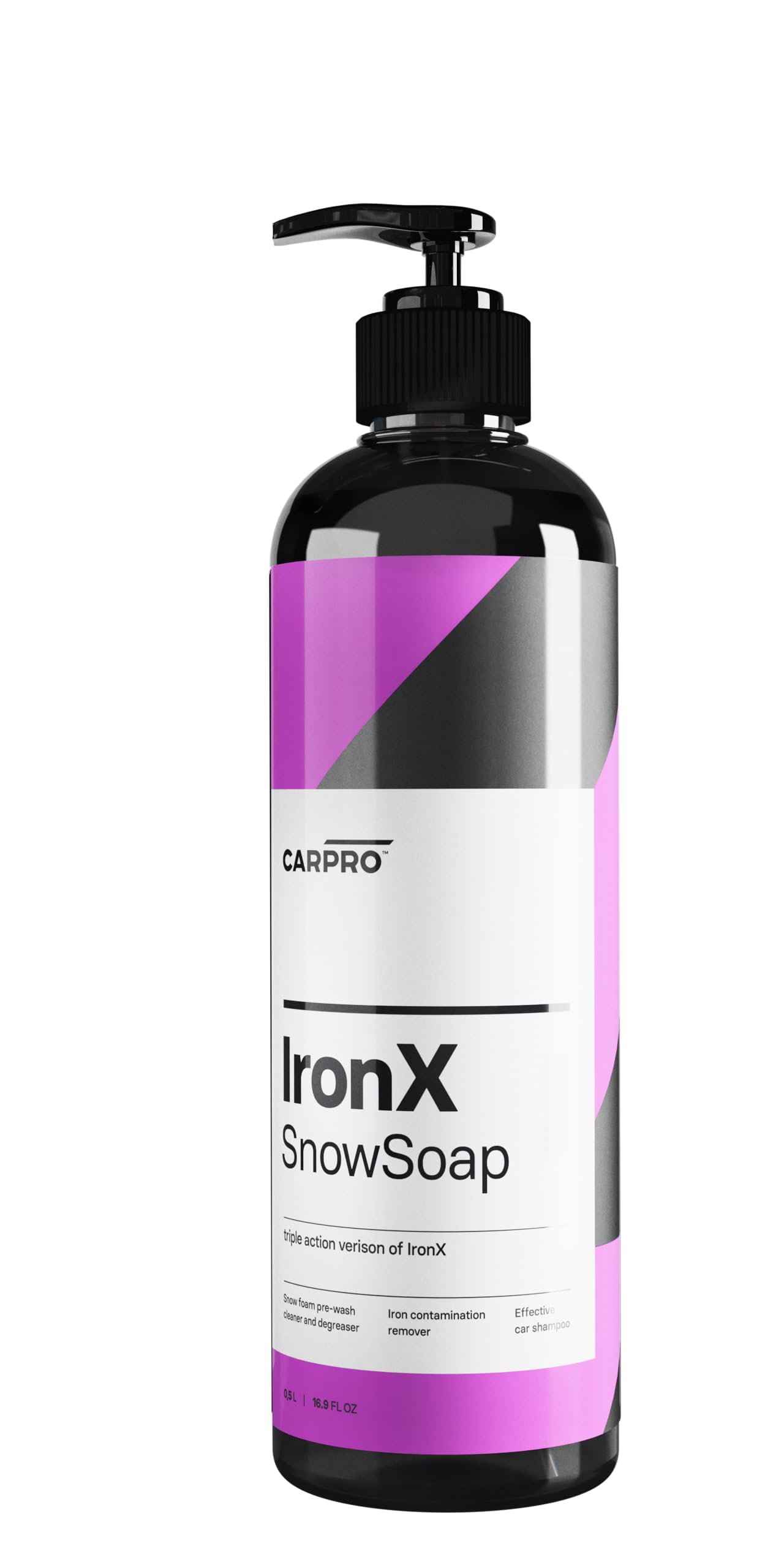 CarPro IronX Snow Soap 500 ml (Schaum-Vorwäsche mit IronX) von CarPro