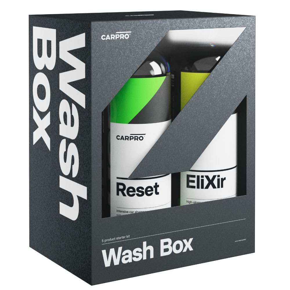 CarPro Washbox - Pflegeset Waschsset mit Autoshampoo und Versiegelung von CarPro