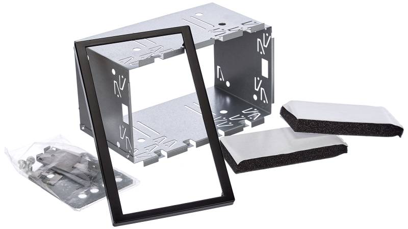 CarSystem24 IT-CS-001 DIN Doppel DIN Einbauschacht Metal Autoradio Radio Einbaurahmen 2DIN von CarSystem24