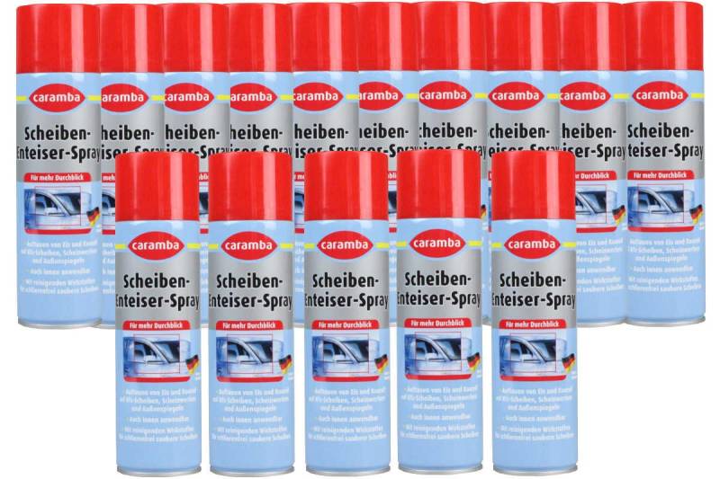 15x Caramba Scheiben Enteiser Scheibenenteiser Spray Sprühdose 500ml (5,37Euro/l) von Caramba