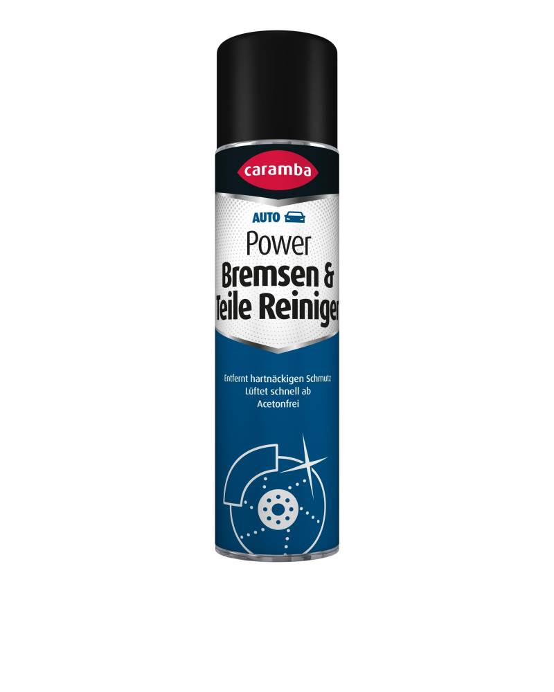 Caramba Power Bremsen & Teile Reiniger (400 ml) – Reinigungsspray Bremsen und andere Fahrzeugteile – schnelle und rückstandsfreie Reinigung gegen hartnäckige Verschmutzungen von Caramba