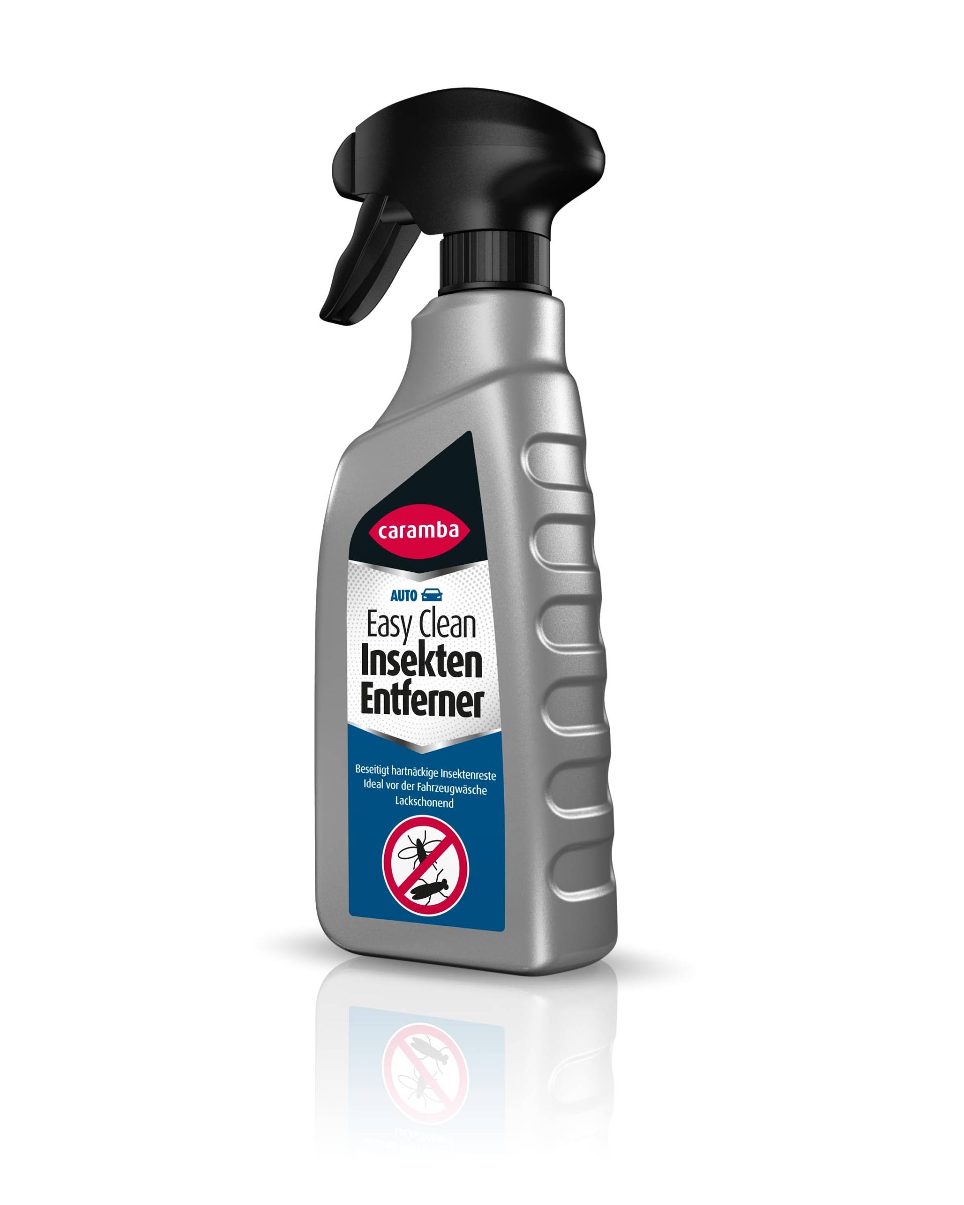 Caramba Easy Clean Insekten Entferner (500 ml) – Insektenspray gegen hartnäckige Insektenreste am Auto – lackschonender Auto Reiniger für klare Sicht und glänzenden Lack von Caramba