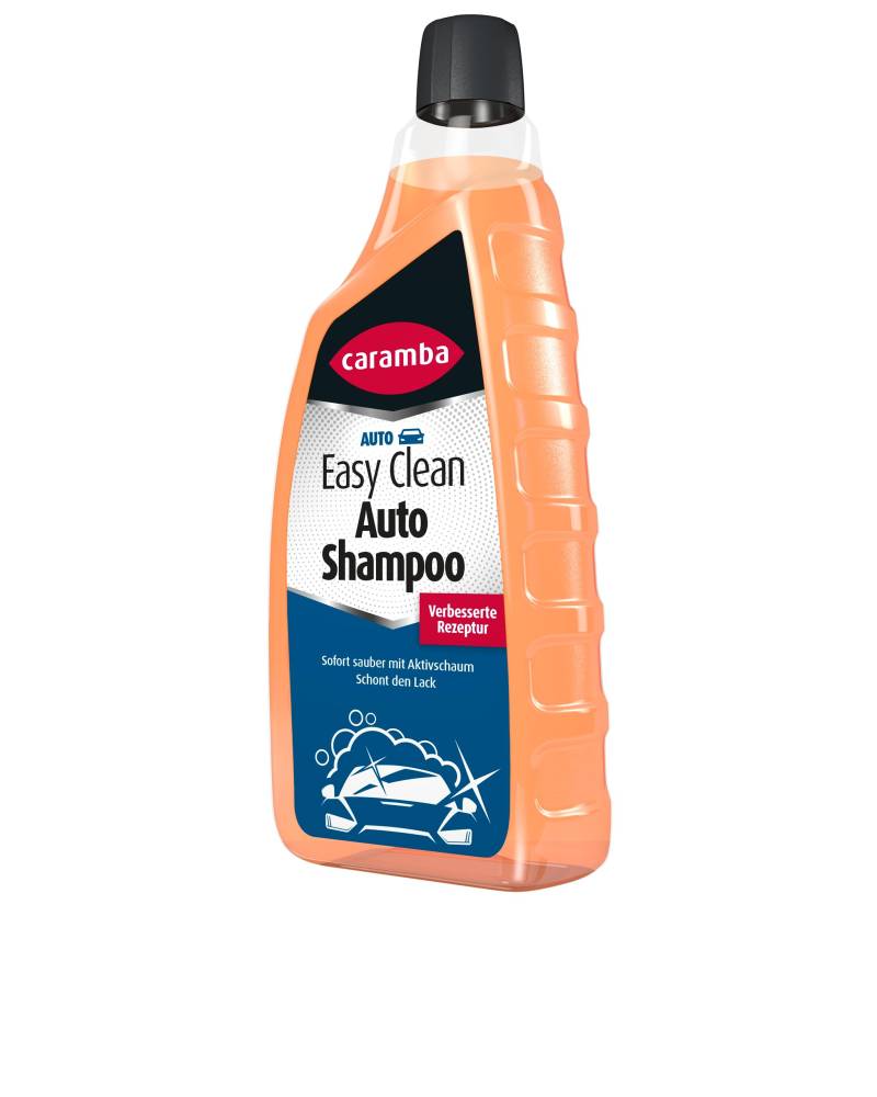 Caramba Easy Clean Auto Shampoo (1 l) – lackschonende Autopflege mit Aktivschaum für strahlenden Glanz – Auto Reiniger für eine ideale Vorreinigung aller Auto-Außenteile von Caramba