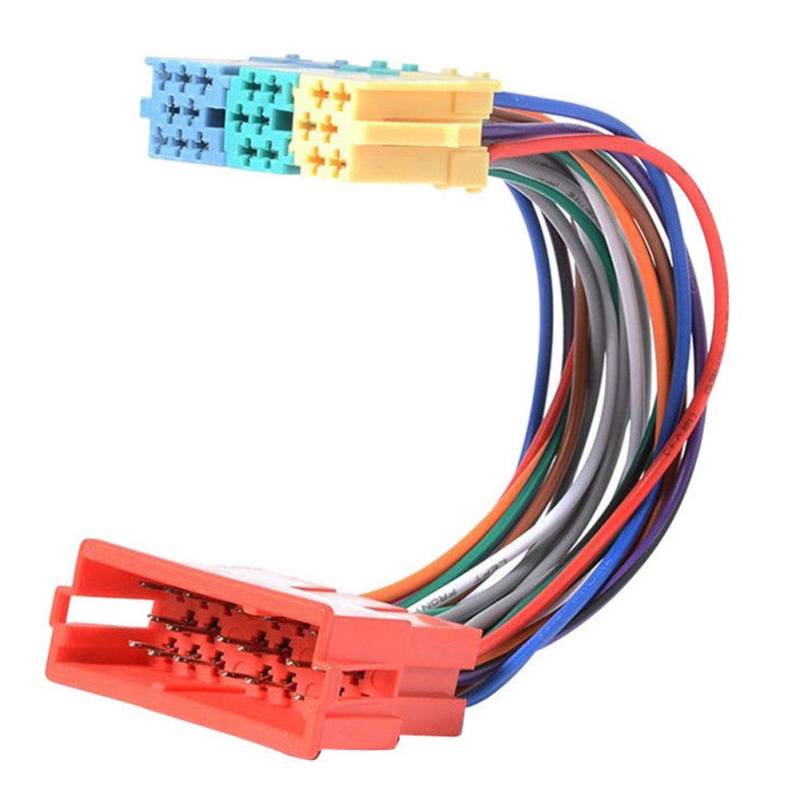 20-PIN Verteiler Adapter Kabel Mini ISO passend für NAVI Plus MFD MCD Stecker Mini ISO (M)-Mini-ISO(F) von Carav