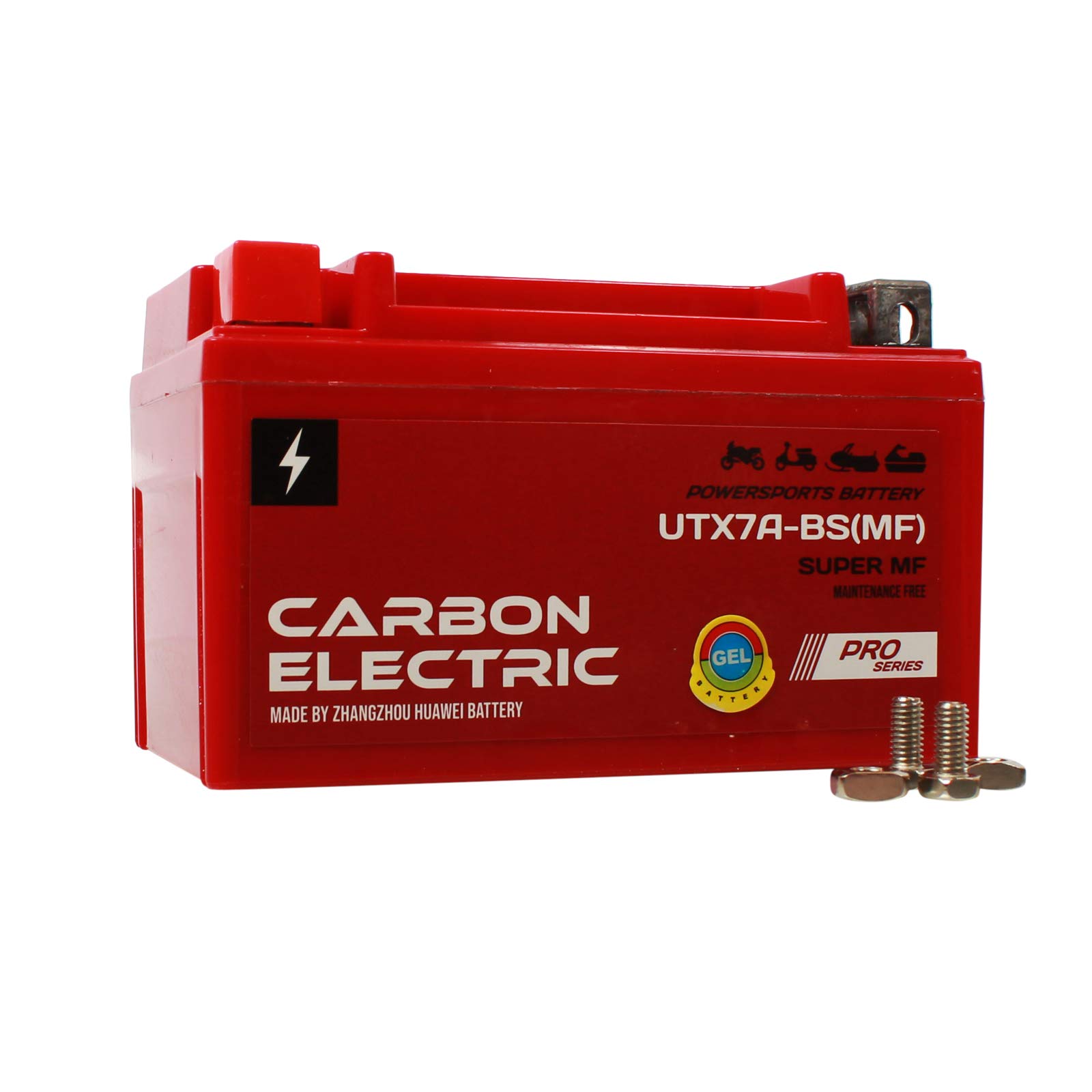 Carbon Electric Gel Batterie Motorradbatterie 7Ah YTX7A-BS MF 7 Ah von Carbon Electric