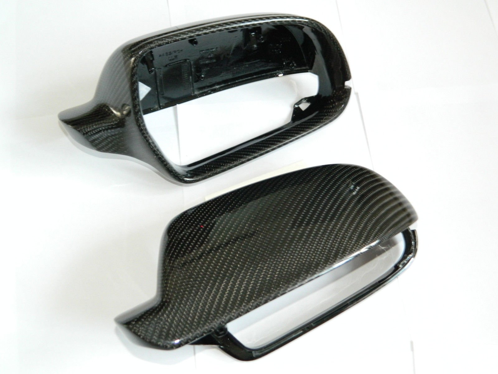 CaCsP Carbon Spiegel Cover Spiegelkappen Mirror Replacements Kompatibel mit A4 S4 RS4 B8 8K A3 S3 RS3 8P A5 S5 RS5 B8 8T 8F Facelift von Carbonveredelung