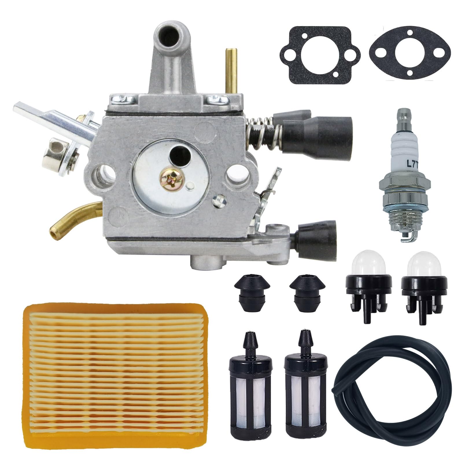Carburionix FS250 FS120 Vergaser-Kit für Stihl FS250R FS120R FS200 FS200R FS202 FS300 FS350 BT120 BT120C BT121 SP200 FR350 FR450 FR480 TS200 Rasentrimmer ersetzen 41 34 120 0653 4134 120 0603 Carburionix FS250 FS120 Vergaser-Kit für Stihl FS250R FS120R FS200 FS200R FS202 FS300 FS350 BT120 BT120C BT121 SP200 FR350 FR450 FR480 TS200 Rasentrimmer ersetzen 41 34 120 0653 4134 120 0603 von Carburionix