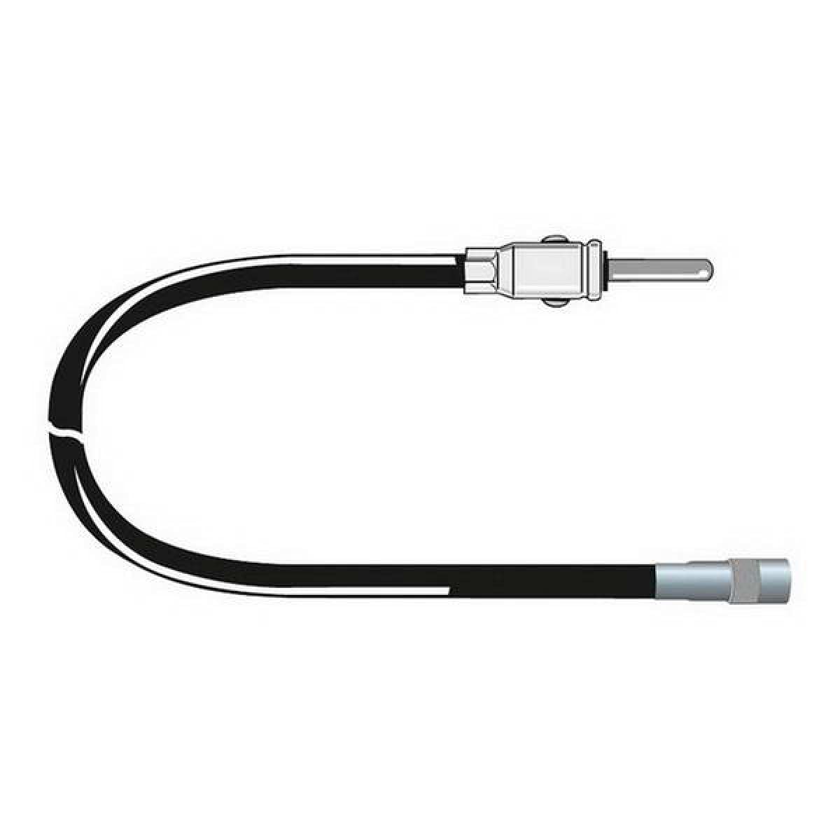 Carcoustic 6003106 Antennen-Adapterkabel ISO weiblich - DIN 12V, 15 cm von Carcoustic