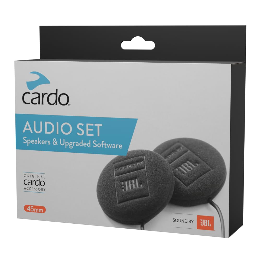 CARDO, 45 MM JBL Dual HD-Kopfhörer-Audio-Kit für Gegensprechanlage, Noir CARDO, 45 MM JBL Dual HD-Kopfhörer-Audio-Kit für Gegensprechanlage, Noir von Cardo
