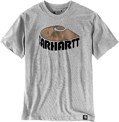 Carhartt Camo C Graphic, T-Shirt - Hellgrau/Schwarz - XL von Carhartt