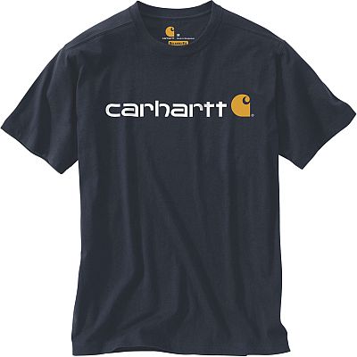 Carhartt Core Logo, T-Shirt - Dunkelblau/Weiß - L von Carhartt