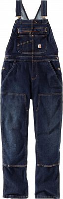 Carhartt Double Front, Jeans-Latzhose - Dunkelblau - XS von Carhartt