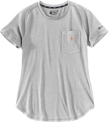 Carhartt Force™ Pocket, T-Shirt Damen - Hellgrau - S von Carhartt