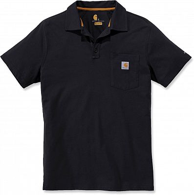 Carhartt Force Delmont Pocket Polo, T-Shirt - Schwarz - M von Carhartt