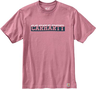 Carhartt Logo Graphic, T-Shirt - Hellrot/Petrol - XXL von Carhartt