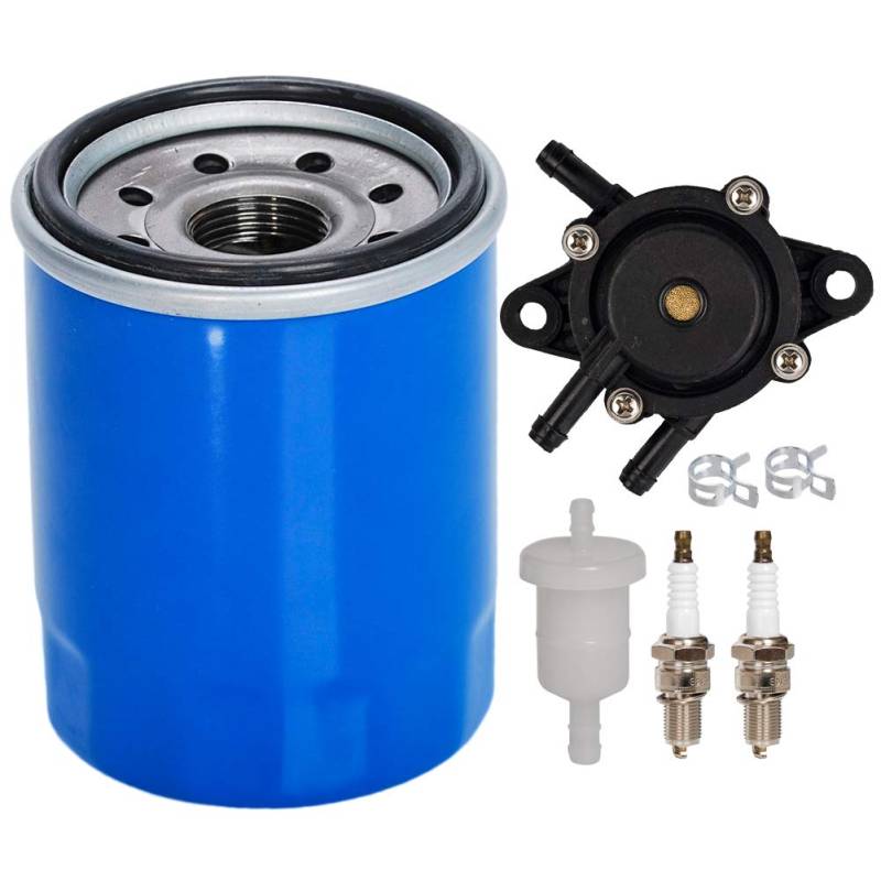 Carkio15400-PLM-A02 Ölfilter mit 16700-Z0J-003 Kraftstoffpumpe Kraftstofffilter Zündkerze Tune Up Kits Ersatz für Honda GX610 GX620 GX670 GXV610 GXV620 GXV670 Motor von Carkio