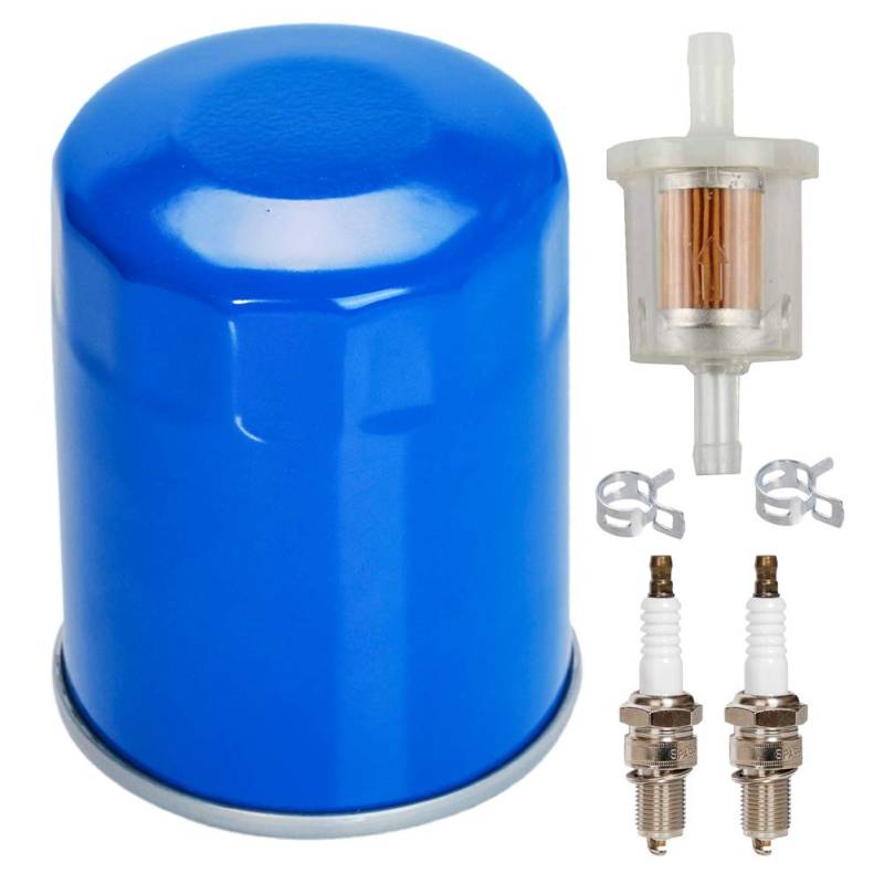 Carkio15400-PLM-A02 Ölfilter mit Zündkerze Kraftstofffilter Tune Up Kit ersetzt Honda GX630 GX660 GX690 GXV630 GXV660 GXV690 Motor von Carkio