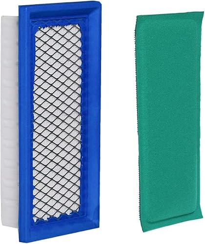 JJDD Flat Air Filter Cartridge Vorfilter für Briggs & Stratton 93400 115400 133400 ersetzt 494511 494511S 492889 492889S von Carkio