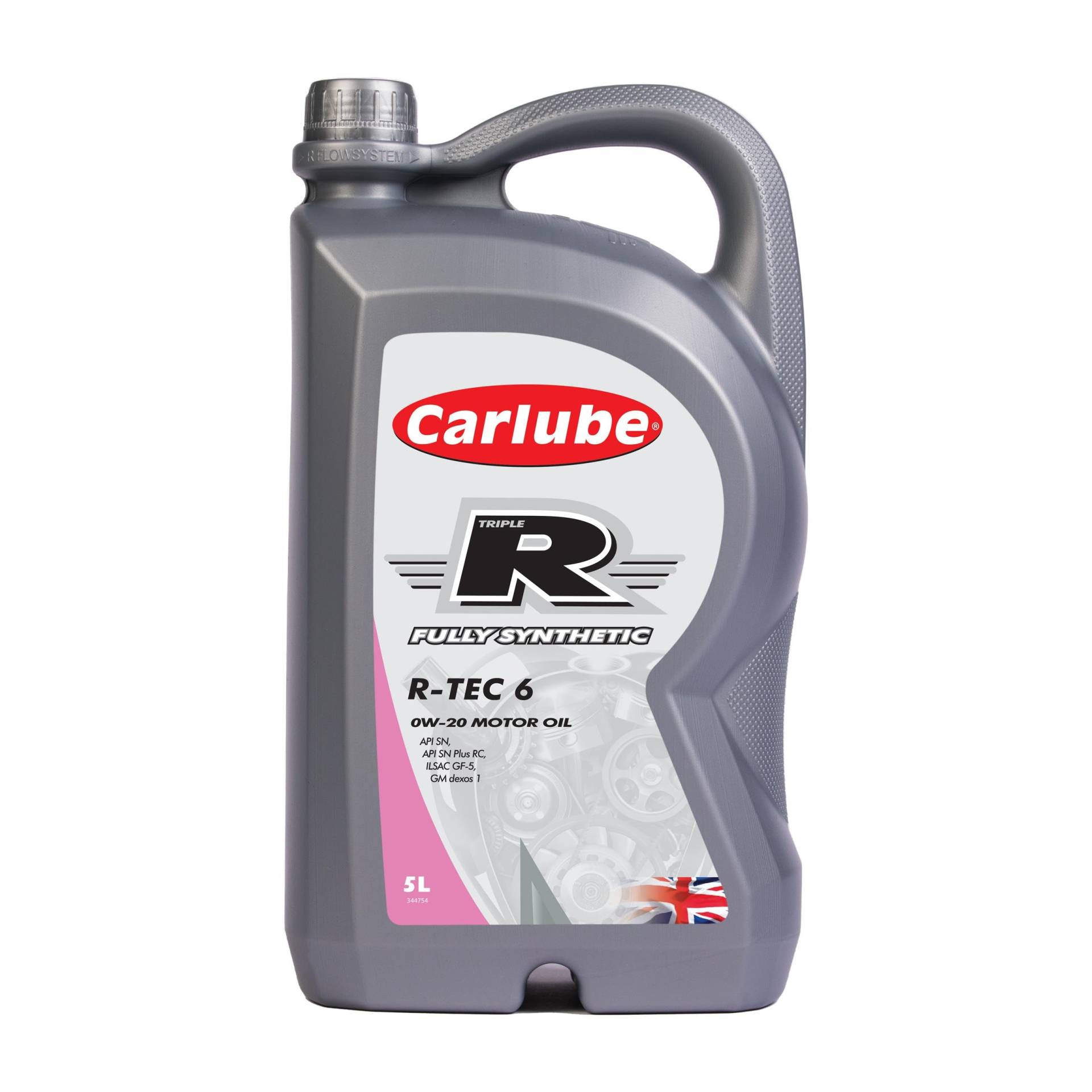 Carlube Triple R 0W-20 Vollsynthetisches Öl R-TEC 6, 5 L von Carlube