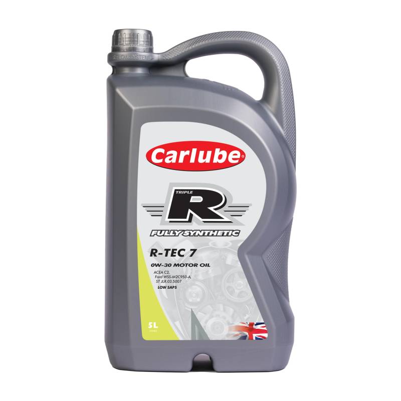 Carlube Triple R 0W-30 C2 F Vollsynthetisches Automotorenöl R_TEC 7, 5 L von Carlube