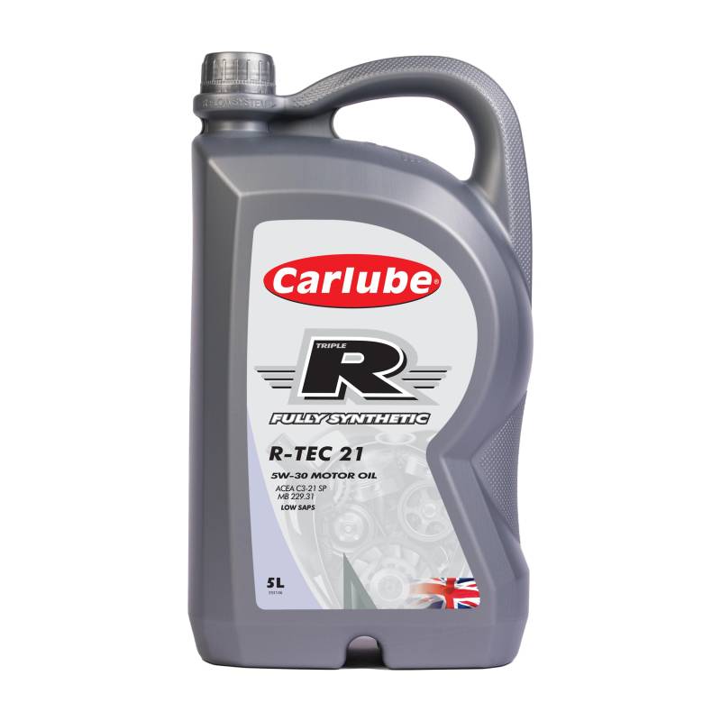 Carlube Triple R 5W-30 Vollsynthetisches Motoröl R-TEC 21, 5 L von Carlube