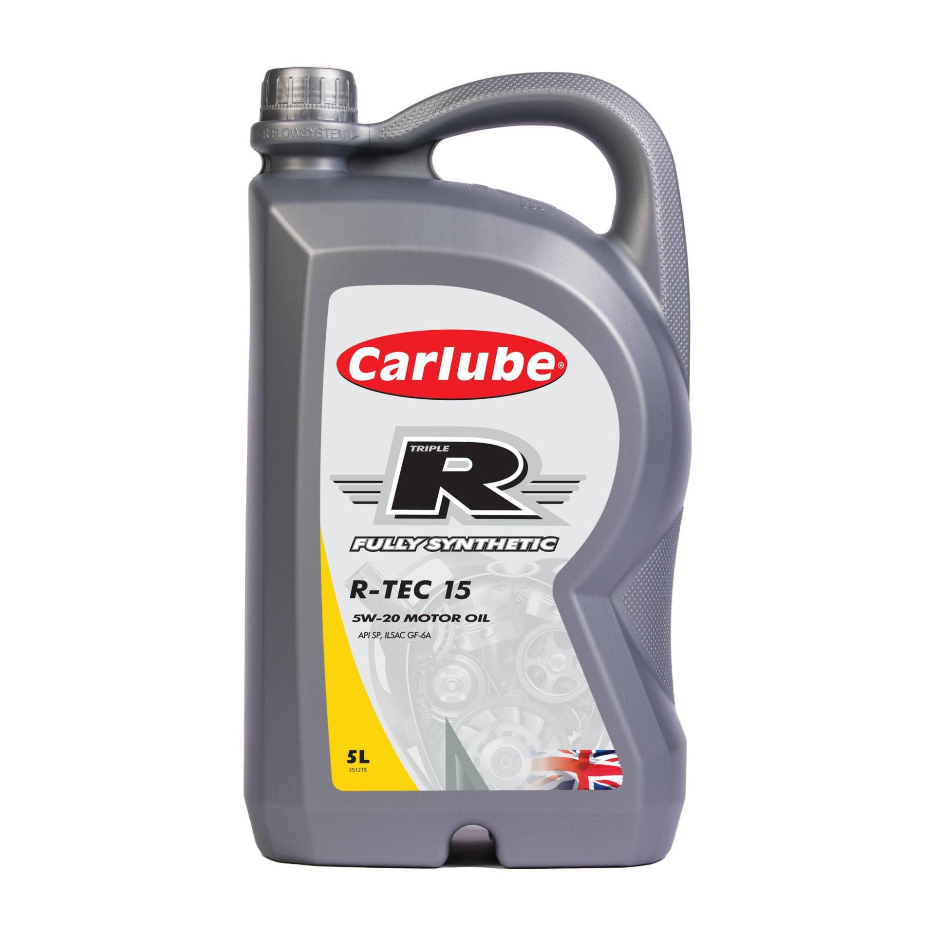 Carlube Triple R 5W-20 Vollsynthetisches Motoröl R-TEC15, 5 L von Carlube