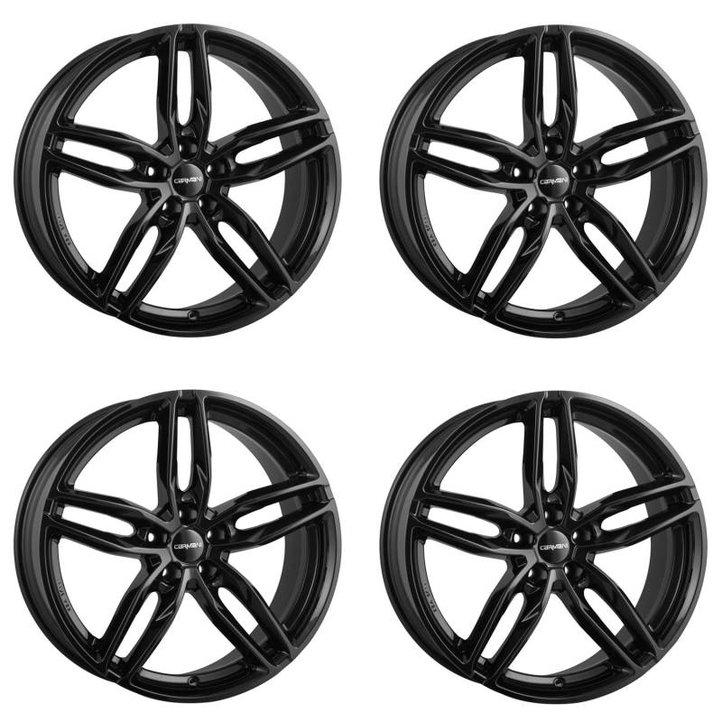 4x Carmani Felgen 13 Twinmax 9.0x20 ET35 5x112 black kompatibel mit BMW 2er Reihe iX X2 X3 X3 M X4 X4 M X5 X5 M X6 X6 M von Carmani