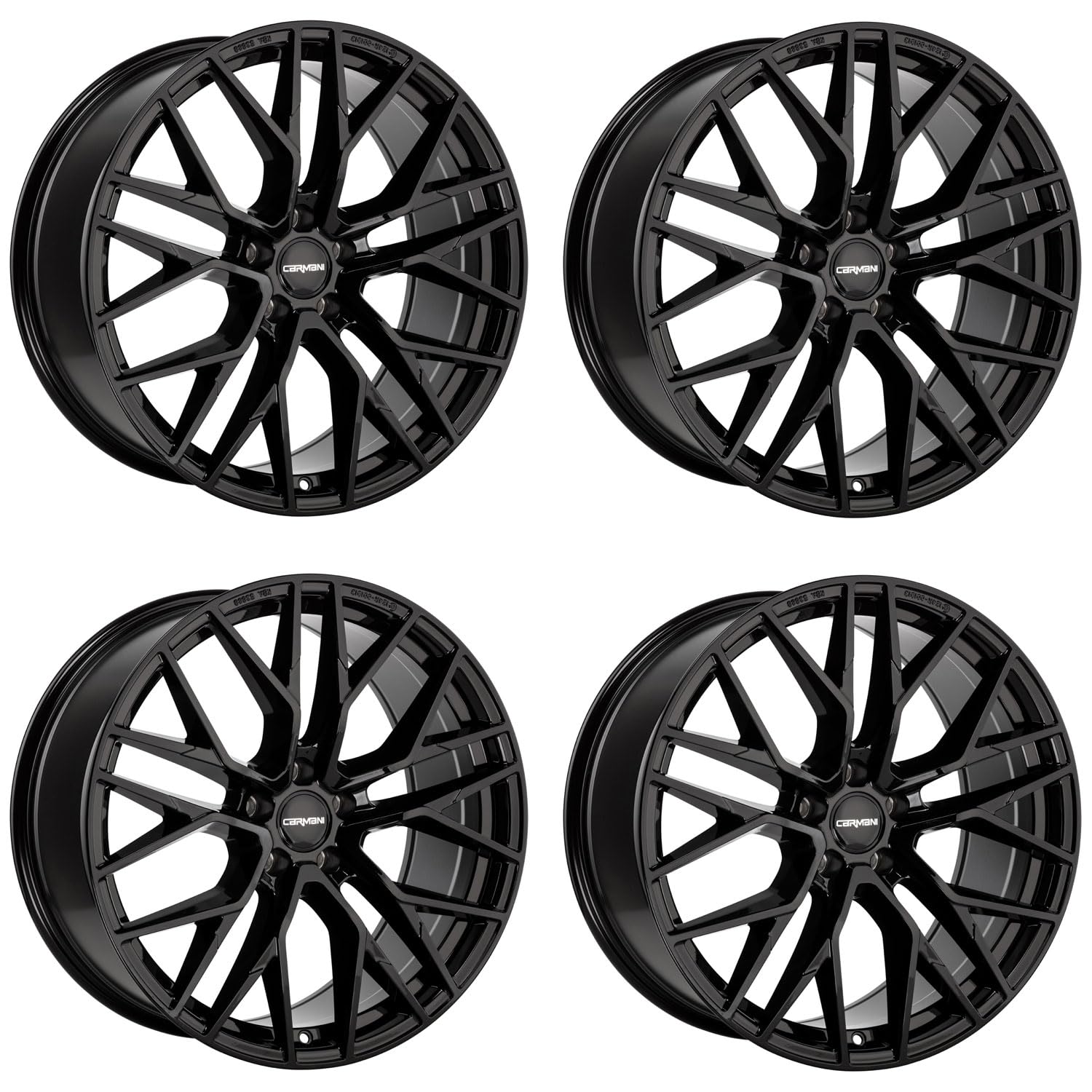 4x Carmani Felgen 20 Ludwig 9.0x20 ET20 5x112 black kompatibel mit Audi A4 A5 A7 A8 RS4 RS5 RS6 RS7 4x Carmani Felgen 20 Ludwig 9.0x20 ET20 5x112 black kompatibel mit Audi A4 A5 A7 A8 RS4 RS5 RS6 RS7 von Carmani