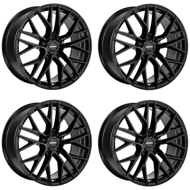 4x Carmani Felgen 20 Ludwig 9.0x20 ET20 5x112 black kompatibel mit Audi A4 A5 A7 A8 RS4 RS5 RS6 RS7 von Carmani