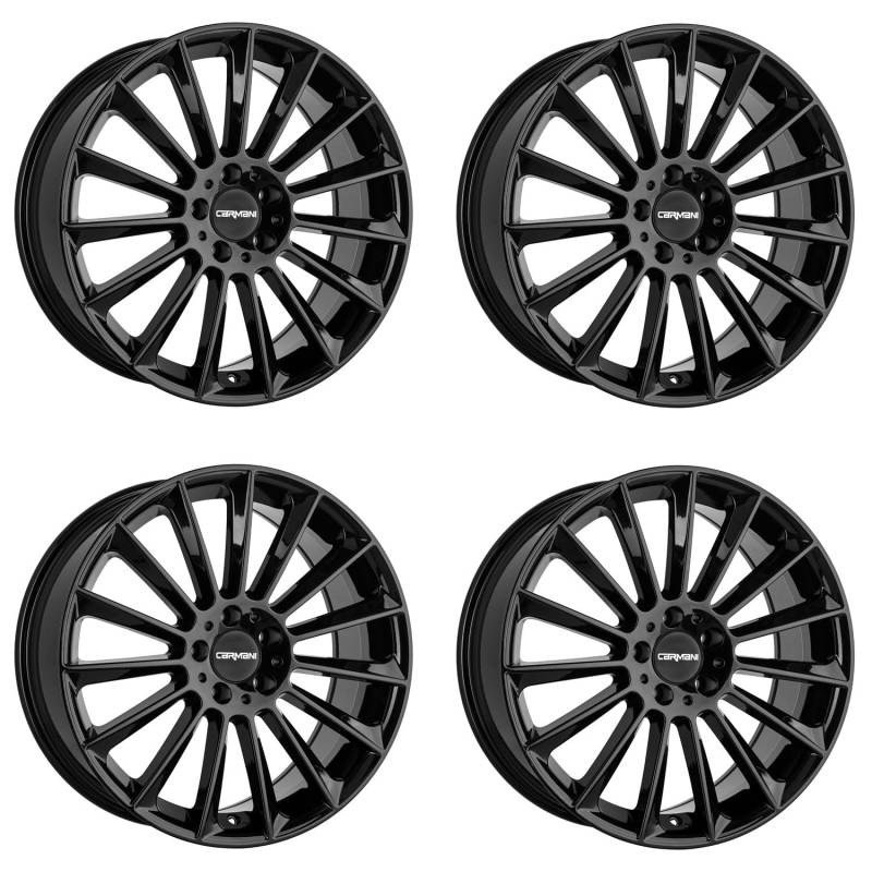 4x Carmani Felgen Alufelgen 17 Fritz 8,0x18 ET35 5x120 black kompatibel mit BMW 1 2 3 4 5 6 X1 X3 X4 X5 Z3 Z4 von Carmani