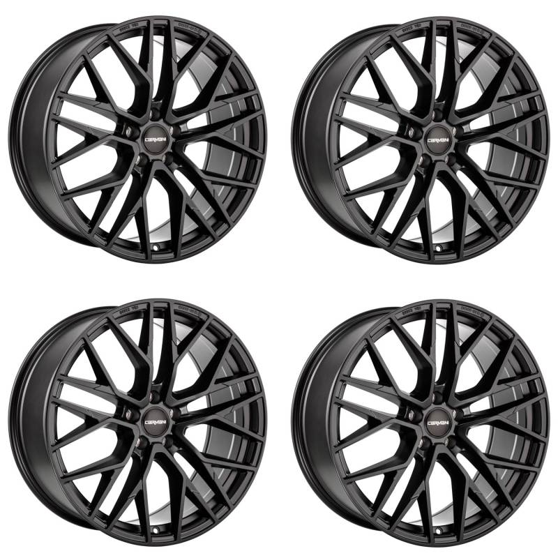4x Carmani Felgen Alufelgen 20 Ludwig 9,0x20 ET45 5x120 Black Matt Kompatibel Mit VW Amarok T5 T6 T7 Touareg von Carmani