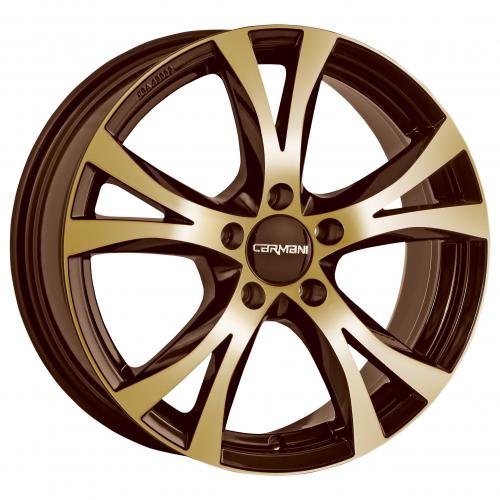 CARMANI 09 Compete brown gold polish 8x18 ET35 5.00x114 Hub Bore 72.60 mm - Alu felgen von Carmani