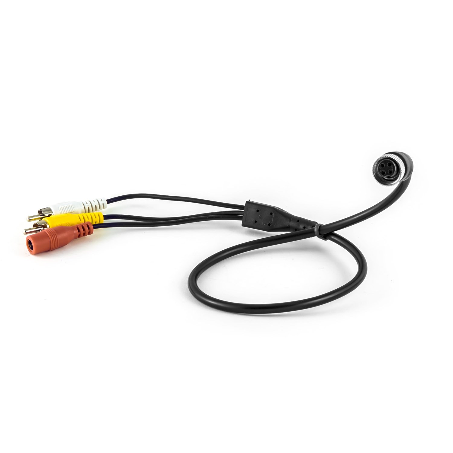 Carmedien 4-Pin-Rückfahrkamera Adapter-Kabel (RCA, A/V, Cinch) Stromversorgung 12-24 Volt Anschlußkabel Niedervoltbuchse von Carmedien