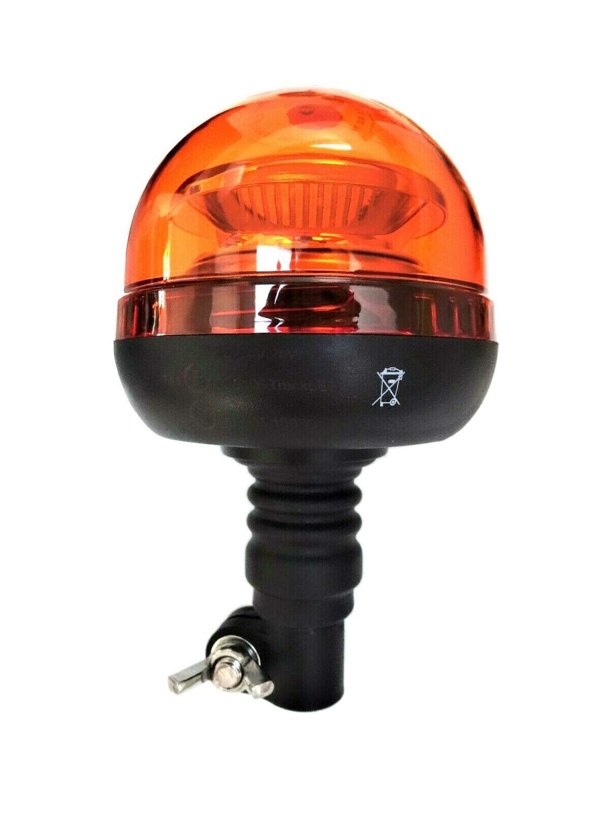 12V/24V 40 SMD LED Rundumleuchte flexible mit 3 Funktionen Warnleuchte Orange von Carmot