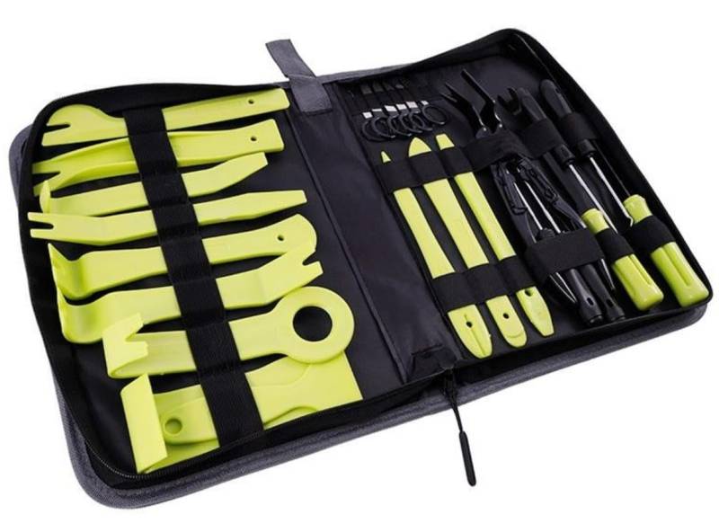 CARMOTION 63684 Zierleistenkeile-Set Montagehebel-Satz Nylon, Werkzeugstahl von Carmotion