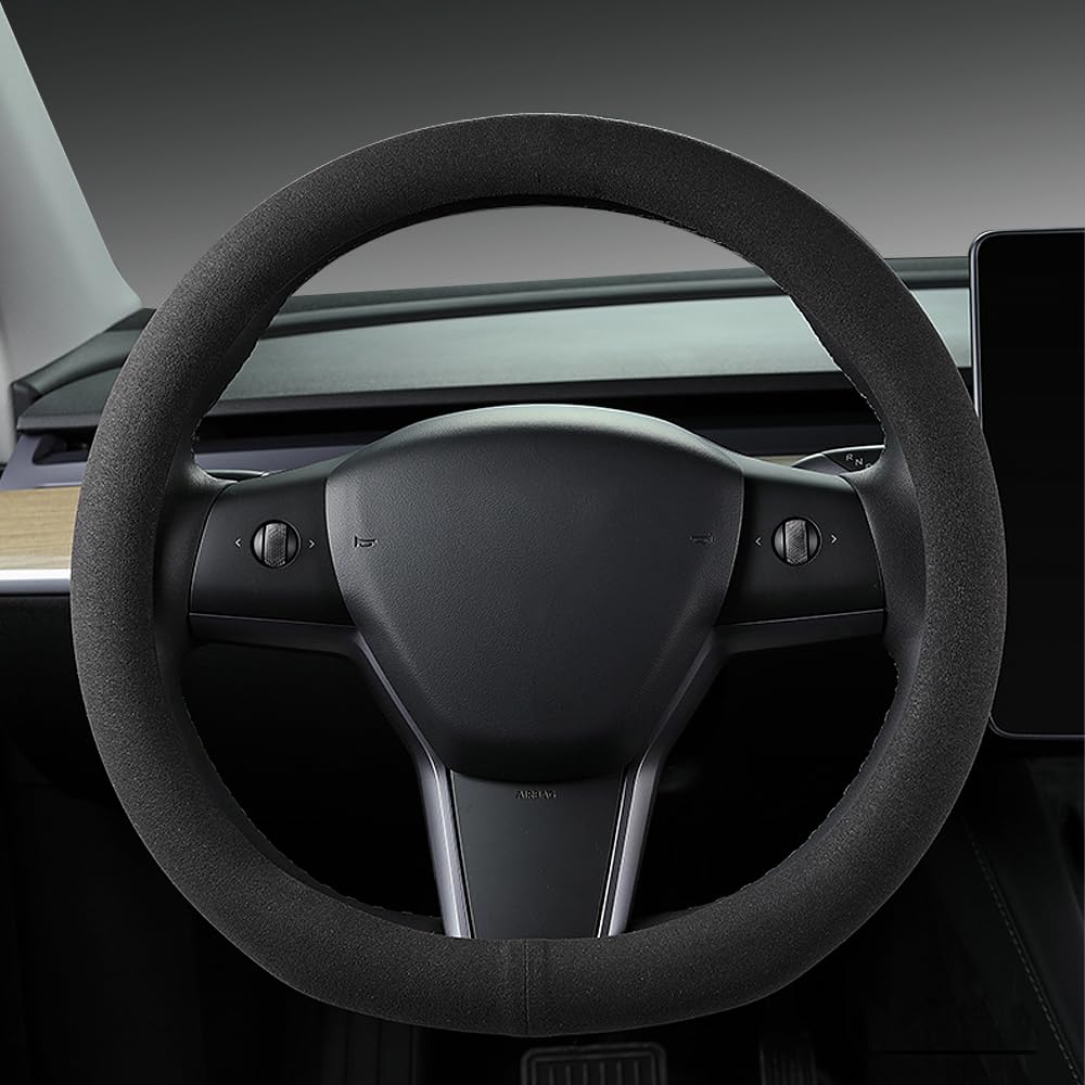CARODI Wildleder-Lenkradabdeckung, geeignet für Tesla Model 3 /Model Y Lenkradabdeckung CARODI Wildleder-Lenkradabdeckung, geeignet für Tesla Model 3 /Model Y Lenkradabdeckung von Carodi