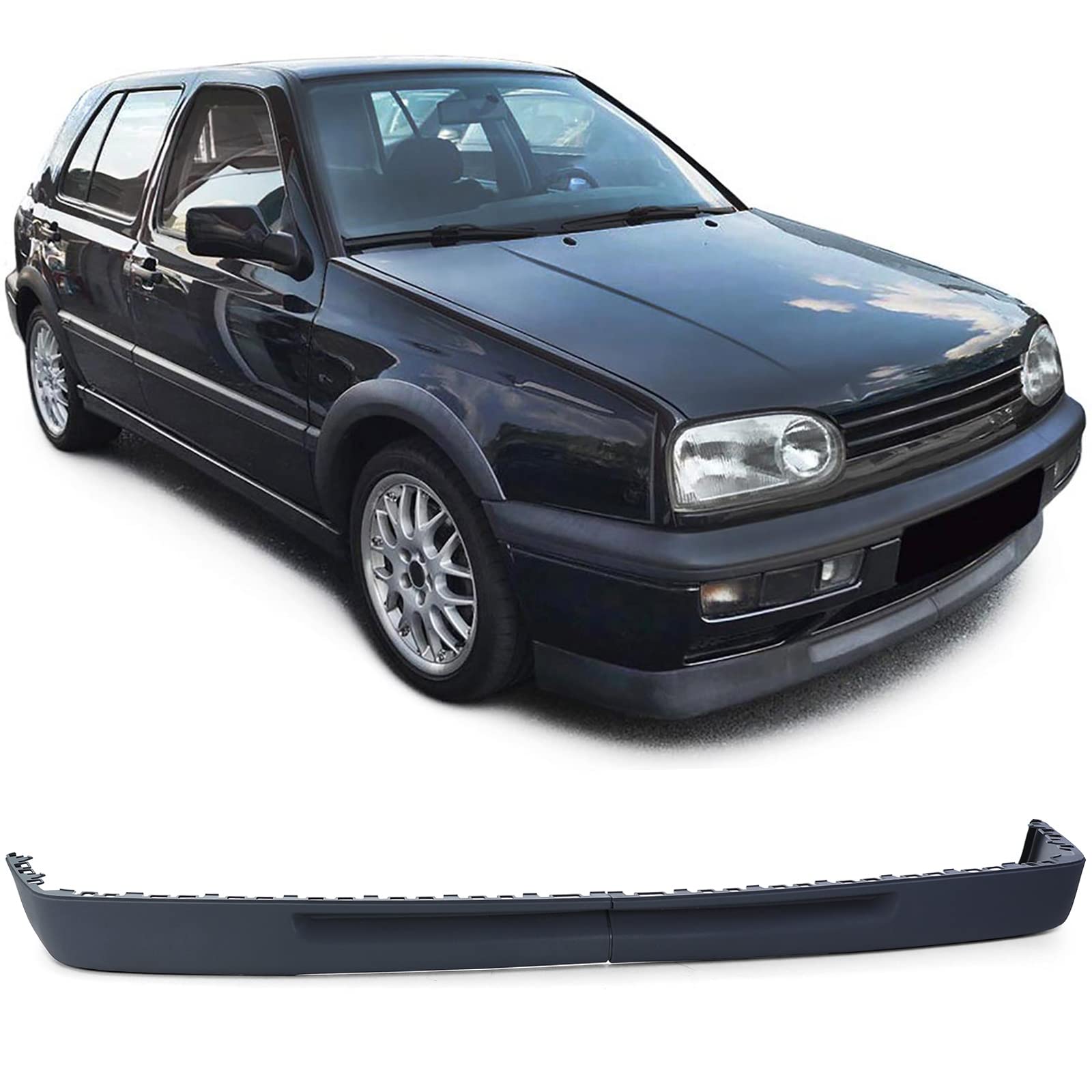 Front Spoiler Lippe Sport Version für VW Golf 3 Limousine Variant Cabrio 91-97 Front Spoiler Lippe Sport Version für VW Golf 3 Limousine Variant Cabrio 91-97 von Carparts-Online
