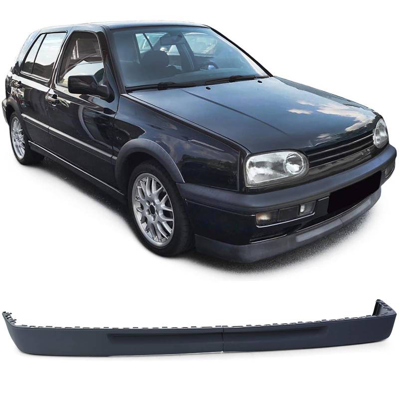 Front Spoiler Lippe Sport Version für VW Golf 3 Limousine Variant Cabrio 91-97 von Carparts-Online