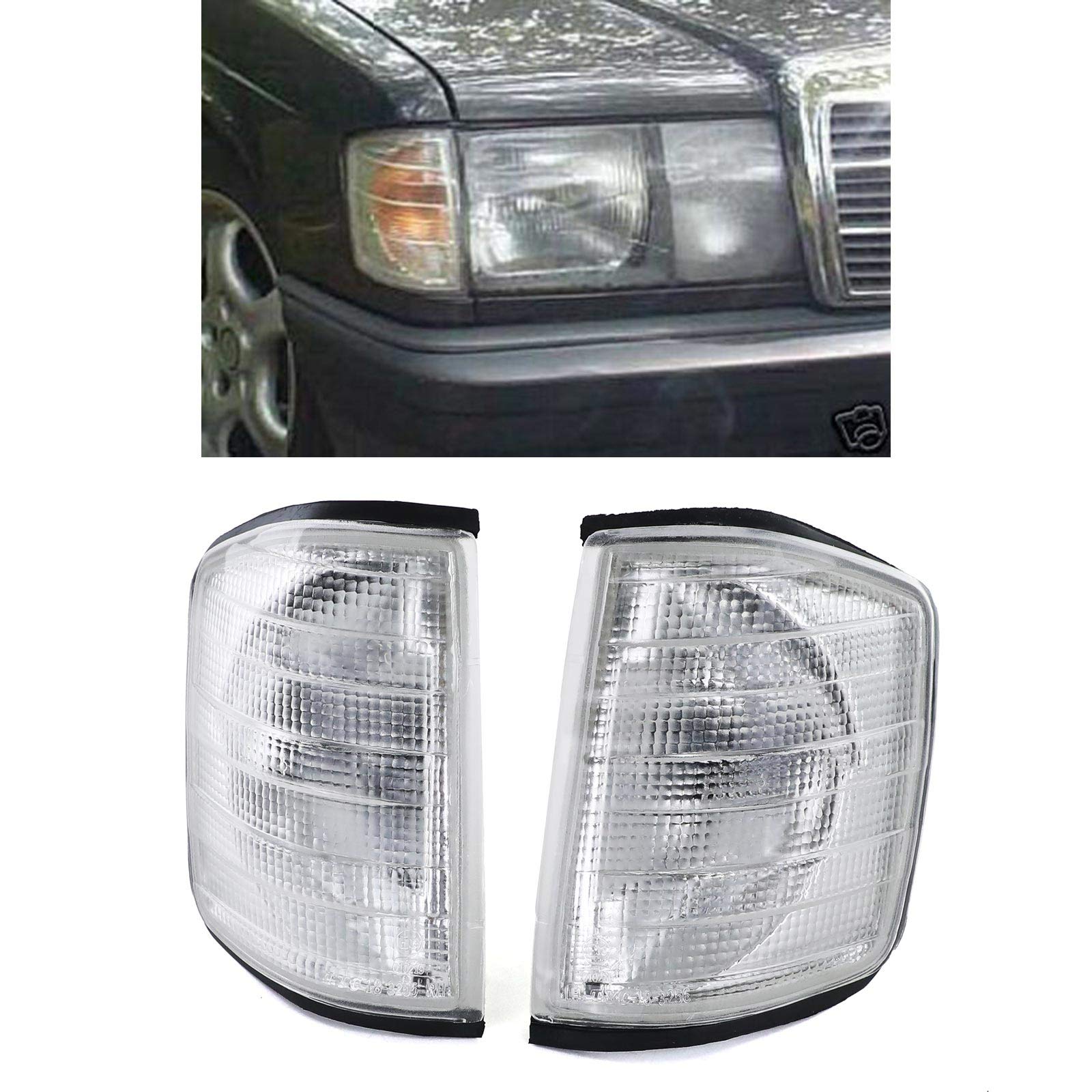 Carparts-Online Blinker weiß - Paar für Mercedes 190 W201 82-93 Carparts-Online Blinker weiß - Paar für Mercedes 190 W201 82-93 von Carparts-Online