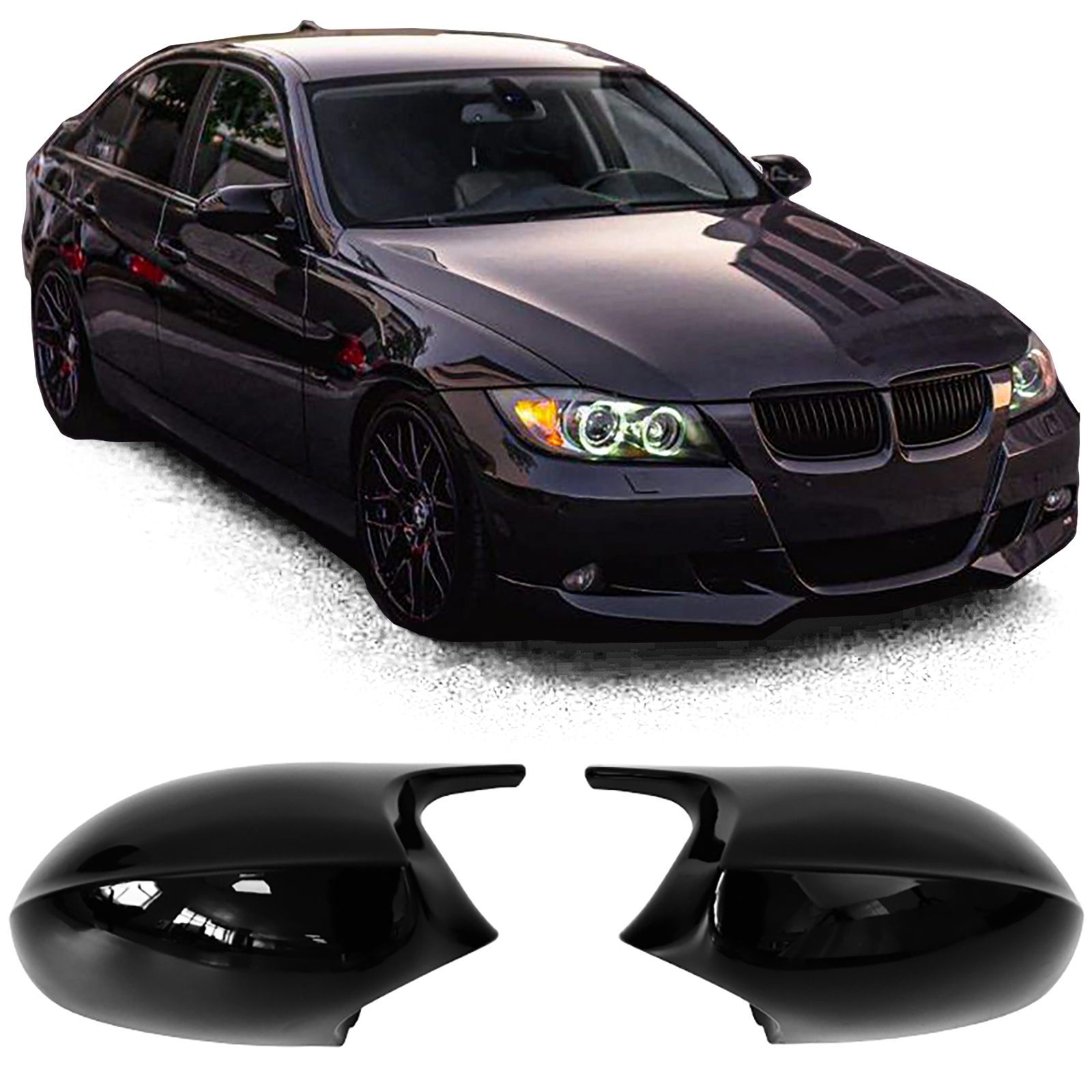 Spiegel Gehäuse SCHWARZ GLANZ LINKS + RECHTS komplette Gehäuse für BMW 3er E90 E91 2005-2008 Spiegel Gehäuse SCHWARZ GLANZ LINKS + RECHTS komplette Gehäuse für BMW 3er E90 E91 2005-2008 von Carparts-Online GmbH