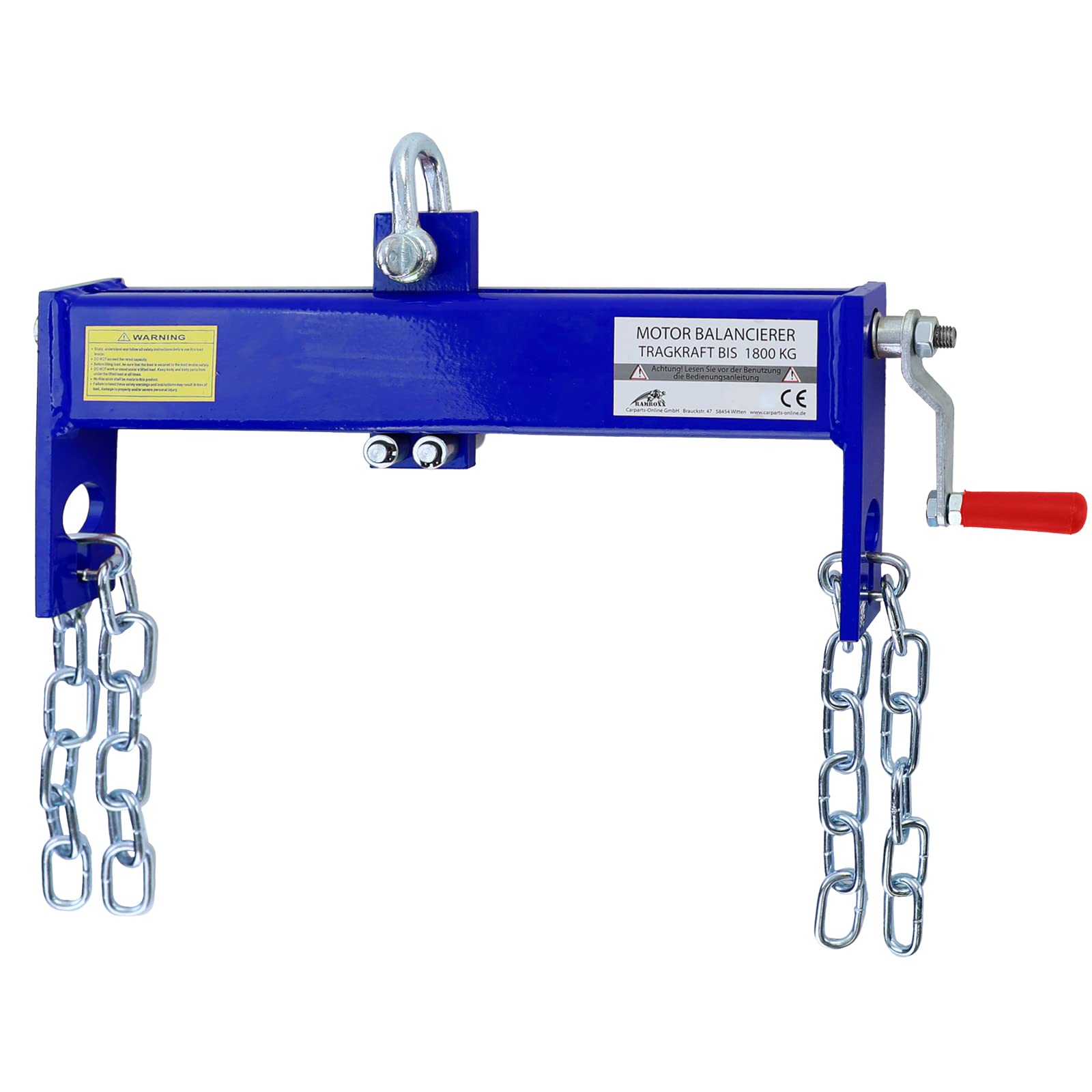 1800kg Profi Motor Balancierer Positionierer für Werkstatt Hebekran Blau 1800kg Profi Motor Balancierer Positionierer für Werkstatt Hebekran Blau von Carparts-Online