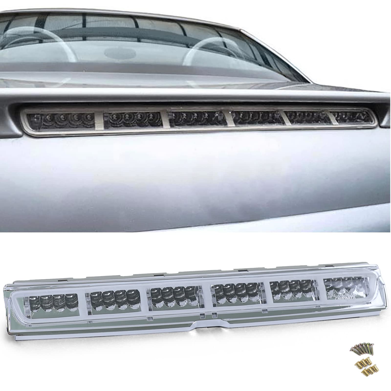 3. Bremsleuchte Klarglas Chrom für Mercedes SLK R170 96-04 + CLK C208 A208 97-02 3. Bremsleuchte Klarglas Chrom für Mercedes SLK R170 96-04 + CLK C208 A208 97-02 von Carparts-Online