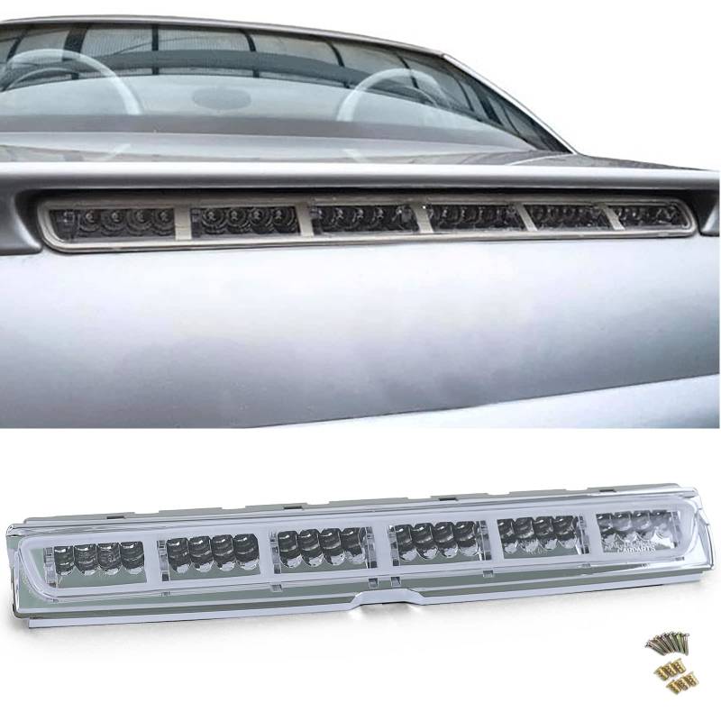 3. Bremsleuchte Klarglas Chrom für Mercedes SLK R170 96-04 + CLK C208 A208 97-02 von Carparts-Online