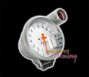 5 Zoll Performance Drehzahlmesser Silber Matt mit Shift Light und Halterung 5 Zoll Performance Drehzahlmesser Silber Matt mit Shift Light und Halterung von Carparts-Online